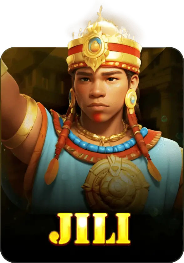 ภาพเกม JILI บนเว็บไซต์ wink777plus ตัวละครนักรบโบราณสวมเครื่องประดับสีทอง พร้อมกราฟิกเกมสล็อตธีมอารยธรรมแฟนตาซี